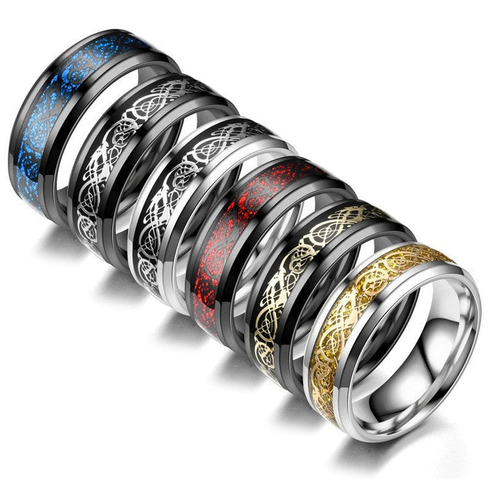 Wholesale stainless steel dragon ring JDC-RS-Dingc008 Rings 顶潮 Wholesale Jewelry JoyasDeChina Joyas De China