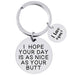 Wholesale Stainless Steel Father's Day Mother's Day Metal Keychain JDC-KC-GangGu007 Keychains 钢古 Wholesale Jewelry JoyasDeChina Joyas De China