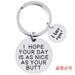 Wholesale Stainless Steel Father's Day Mother's Day Metal Keychain JDC-KC-GangGu007 Keychains 钢古 Wholesale Jewelry JoyasDeChina Joyas De China