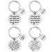 Wholesale Stainless Steel Father's Day Mother's Day Metal Keychain JDC-KC-GangGu007 Keychains 钢古 Wholesale Jewelry JoyasDeChina Joyas De China
