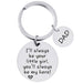 Wholesale Stainless Steel Father's Day Mother's Day Metal Keychain JDC-KC-GangGu007 Keychains 钢古 Wholesale Jewelry JoyasDeChina Joyas De China