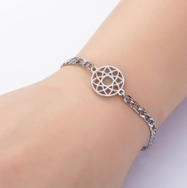 Bulk Jewelry Wholesale stainless steel flower of life  JDC-ST-L059 Wholesale factory from China YIWU China