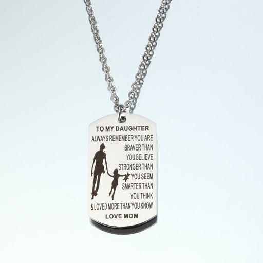Wholesale stainless steel gift necklace for mother's Day JDC-NE-Mail011 Necklaces 麦伦 Wholesale Jewelry JoyasDeChina Joyas De China