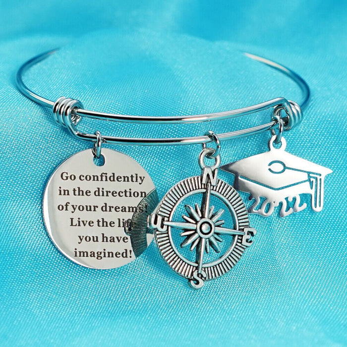 Wholesale Stainless Steel Graduation Season Bracelet JDC-BT-Mail002 Bracelet 麦伦 Wholesale Jewelry JoyasDeChina Joyas De China