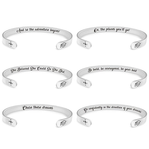 Wholesale Stainless Steel Graduation Season Bracelets JDC-BT-GangGu003 Bracelet 钢古 Wholesale Jewelry JoyasDeChina Joyas De China