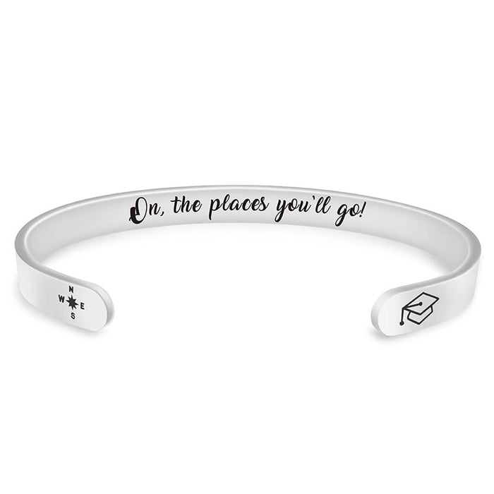 Wholesale Stainless Steel Graduation Season Bracelets JDC-BT-GangGu003 Bracelet 钢古 Wholesale Jewelry JoyasDeChina Joyas De China