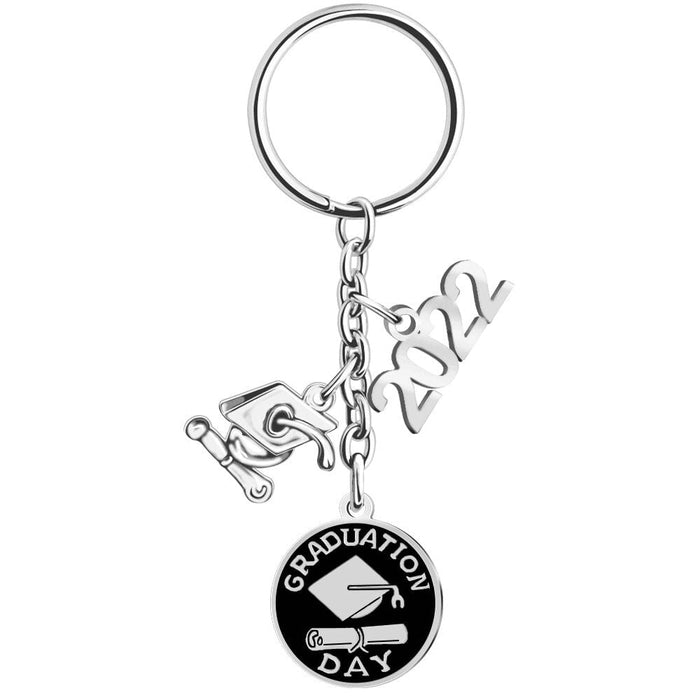 Wholesale Stainless Steel Graduation Season Keychain JDC-KC-Mail002 Keychains 麦伦 Wholesale Jewelry JoyasDeChina Joyas De China