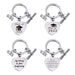 Wholesale Stainless Steel Heart Shape Graduation Season Gift Metal Keychain JDC-KC-GangGu018 Keychains 钢古 Wholesale Jewelry JoyasDeChina Joyas De China