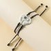 Wholesale stainless steel heart-shaped woven Bracelets JDC-BT-LanT011 Bracelets 爱沐力 Wholesale Jewelry JoyasDeChina Joyas De China