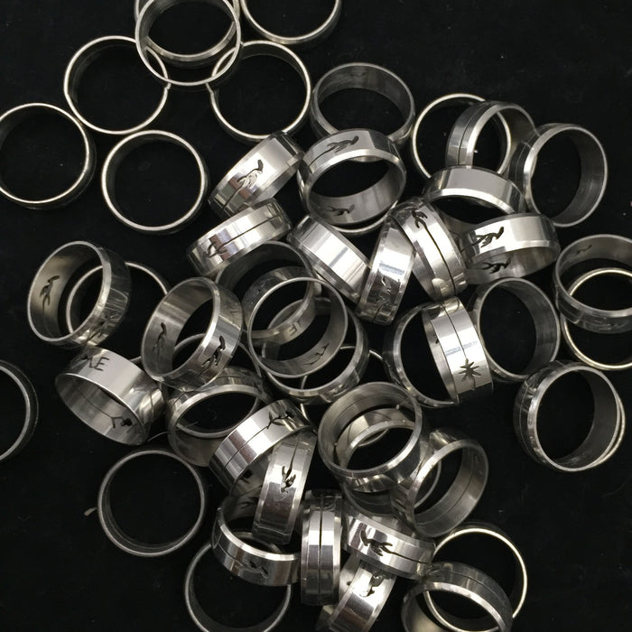 Wholesale Stainless Steel Hollow Mixed Size Rings JDC-RS-Xuy009 Rings 旭颖 Wholesale Jewelry JoyasDeChina Joyas De China