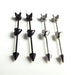 Wholesale stainless steel love arrow long straight rod Ear studs JDC-ES-SaiY001 Piercings 塞尧 steel 1 Wholesale Jewelry JoyasDeChina Joyas De China