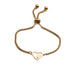 Wholesale stainless steel love heart adjustable bracelet JDC-BT-ChanX002 Bracelet 昌鑫 SSB0007 Wholesale Jewelry JoyasDeChina Joyas De China