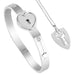 Wholesale stainless steel lovers diamond inlaid titanium steel bracelet lettering JDC-BT-mif001 bracelets 米菲 Shield steel Wholesale Jewelry JoyasDeChina Joyas De China
