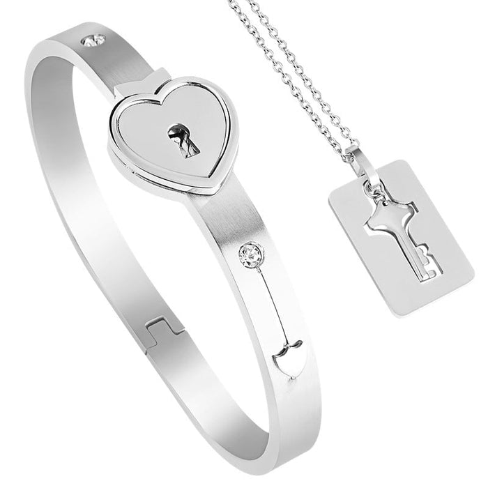 Wholesale stainless steel lovers diamond inlaid titanium steel bracelet lettering JDC-BT-mif001 bracelets 米菲 steel Wholesale Jewelry JoyasDeChina Joyas De China