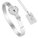 Wholesale stainless steel lovers diamond inlaid titanium steel bracelet lettering JDC-BT-mif001 bracelets 米菲 steel Wholesale Jewelry JoyasDeChina Joyas De China