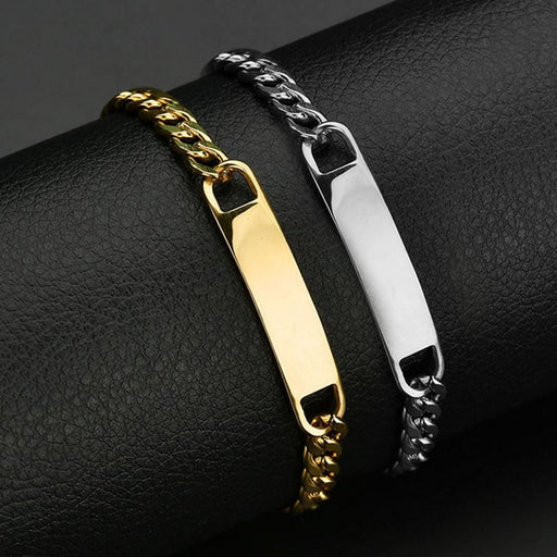 Wholesale stainless steel men's bracelet can be engraved DIY JDC-BT-RXSFL001 bracelets 尚芙乐 Wholesale Jewelry JoyasDeChina Joyas De China