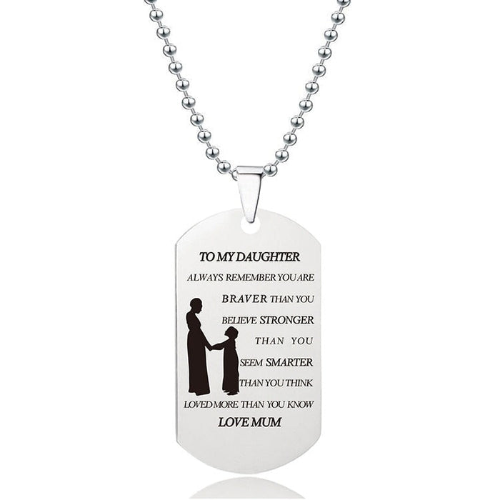Wholesale Stainless Steel Military Brand Father's Day Mother's Day Necklace MOQ≥2 JDC-NE-GangGu001 Necklaces 钢古 Wholesale Jewelry JoyasDeChina Joyas De China