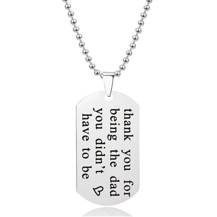 Wholesale Stainless Steel Military Brand Father's Day Mother's Day Necklace MOQ≥2 JDC-NE-GangGu001 Necklaces 钢古 MOQ2 W00001 Wholesale Jewelry JoyasDeChina Joyas De China