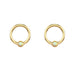 Wholesale Stainless Steel Nose Ring puncture JDC-NS-WH003 Piercings 威怀 gold Wholesale Jewelry JoyasDeChina Joyas De China