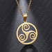 Wholesale Stainless Steel Pendant Necklace JDC-NE-RXSFL021 Necklaces 尚芙乐 steel color Wholesale Jewelry JoyasDeChina Joyas De China