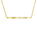 Wholesale stainless steel retractable mother's Day Necklace JDC-NE-Mail018 Necklaces 麦伦 gold color + lettering Wholesale Jewelry JoyasDeChina Joyas De China