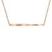 Wholesale stainless steel retractable mother's Day Necklace JDC-NE-Mail018 Necklaces 麦伦 rose color + lettering Wholesale Jewelry JoyasDeChina Joyas De China