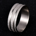 Bulk Jewelry Wholesale stainless steel ring pair ring can be rotated  JDC-RS-b007 Wholesale factory from China YIWU China