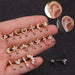 Wholesale stainless steel rod Earrings JDC-ES-Henst002 Earrings 亨森 Wholesale Jewelry JoyasDeChina Joyas De China