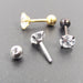 Wholesale Stainless Steel Round Ear studs JDC-ES-SaiY003 Piercings 塞尧 Wholesale Jewelry JoyasDeChina Joyas De China