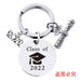 Wholesale Stainless Steel Round Graduation Season Gift Metal Keychain JDC-KC-GangGu001 Keychains 钢古 Wholesale Jewelry JoyasDeChina Joyas De China
