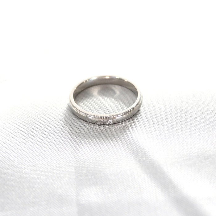 Wholesale Stainless Steel Simple Rings JDC-RS-MRD044 Rings 美日德 white 5 Wholesale Jewelry JoyasDeChina Joyas De China