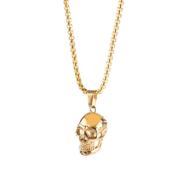 Wholesale Stainless Steel Skull Necklace JDC-NE-Saip001 Necklaces 赛蒲 Wholesale Jewelry JoyasDeChina Joyas De China