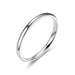 Wholesale stainless steel smooth couple rings JDC-RS-Dingc010 Rings 顶潮 Wholesale Jewelry JoyasDeChina Joyas De China