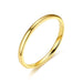 Wholesale stainless steel smooth couple rings JDC-RS-Dingc010 Rings 顶潮 gold 5 Wholesale Jewelry JoyasDeChina Joyas De China