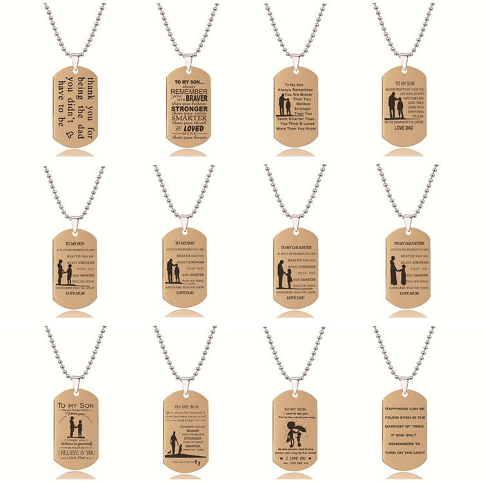 Wholesale Stainless Steel Thanksgiving Christmas Gift Necklace JDC-NE-GangGu005 Necklaces 钢古 Wholesale Jewelry JoyasDeChina Joyas De China