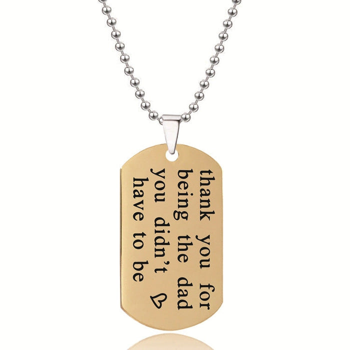 Wholesale Stainless Steel Thanksgiving Christmas Gift Necklace JDC-NE-GangGu005 Necklaces 钢古 W00001 Wholesale Jewelry JoyasDeChina Joyas De China