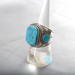 Wholesale Stainless Steel Turquoise Rings JDC-RS-MRD047 Rings 美日德 Wholesale Jewelry JoyasDeChina Joyas De China