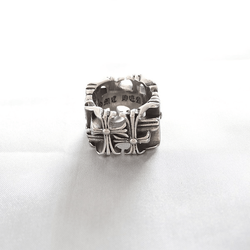 Wholesale Stainless Steel Vintage Cross Simple Ring JDC-RS-MRD057 Rings 美日德 Wholesale Jewelry JoyasDeChina Joyas De China
