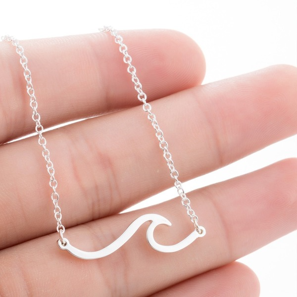 Bulk Jewelry Wholesale stainless steel wave necklace bracelet JDC-ST-L043 Wholesale factory from China YIWU China