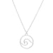 Wholesale Stainless Steel Wave Necklace JDC-NE-SS005 Necklaces 双硕 silver Wholesale Jewelry JoyasDeChina Joyas De China