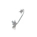 Wholesale Star Ear Clip Ear Clip JDC-ES-ChiH004 Earrings 池豪 One right ear. Wholesale Jewelry JoyasDeChina Joyas De China