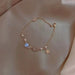 Wholesale Star Moon Alloy Zircon Pearl Bracelet Bracelet Anklet JDC-BT-ZhanY007 Bracelet 展言 Blue Wholesale Jewelry JoyasDeChina Joyas De China