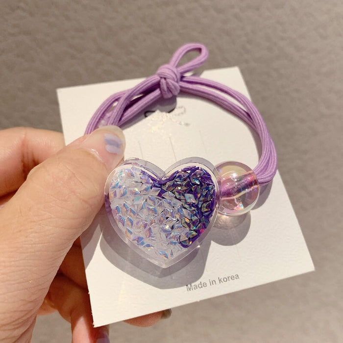 Wholesale star sky dream glass magic acrylic resin Hair Scrunchies JDC-HS-GSFS008 Hair Scrunchies 夙尚 A295-1 Wholesale Jewelry JoyasDeChina Joyas De China