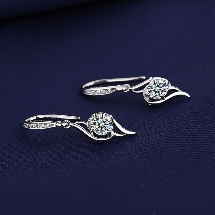 Wholesale Sterling Silver Jewelry Copper Earrings JDC-ES-BLX060 Earrings 宝来兴 Wholesale Jewelry JoyasDeChina Joyas De China