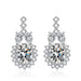 Wholesale studded with zirconium oval tasseled silver earrings JDC-ES-BZ005 Earrings 标志 White Wholesale Jewelry JoyasDeChina Joyas De China