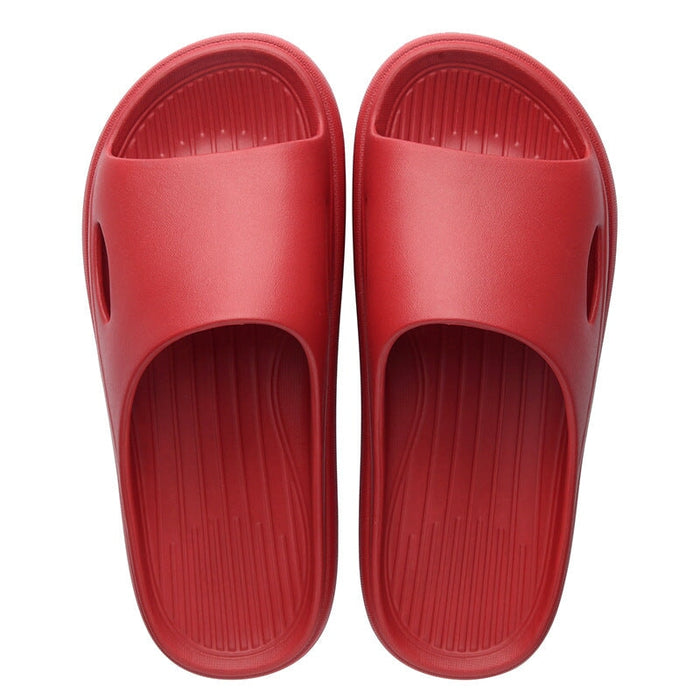 Wholesale Summer Couple Thick Sole EVA Slippers JDC-SP-FenD001 Slippers 芬典 red 220 CM Wholesale Jewelry JoyasDeChina Joyas De China