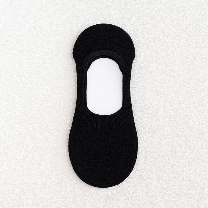 Wholesale summer thin breathable invisible solid color cotton socks JDC-SK-KeSS002 Sock 柯萨思 black one size Wholesale Jewelry JoyasDeChina Joyas De China