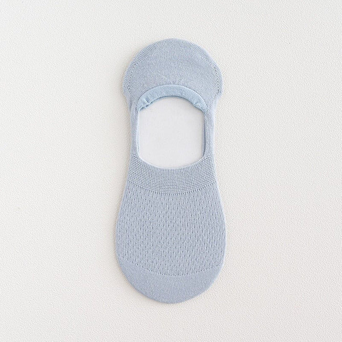 Wholesale summer thin breathable invisible solid color cotton socks JDC-SK-KeSS002 Sock 柯萨思 blue one size Wholesale Jewelry JoyasDeChina Joyas De China