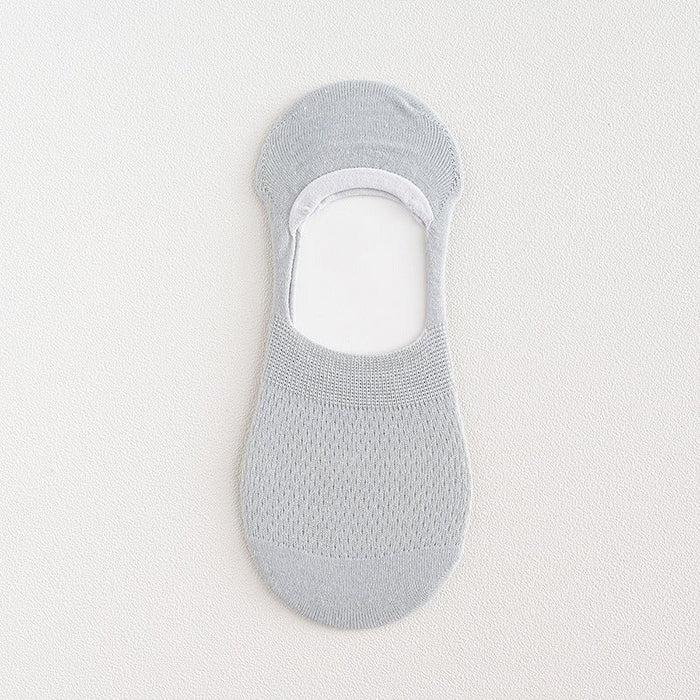 Wholesale summer thin breathable invisible solid color cotton socks JDC-SK-KeSS002 Sock 柯萨思 grey one size Wholesale Jewelry JoyasDeChina Joyas De China