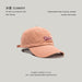 Wholesale sun hat cotton embroidered baseball hat for couples JDC-FH-Muxia009 Fashionhat 沐夏 chcuc-orange pink adjustable Wholesale Jewelry JoyasDeChina Joyas De China
